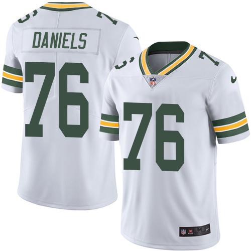 Nike Packers #76 Mike Daniels White Men's Stitched NFL Vapor Untouchable Limited Jersey